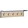 vidaXL Porte-manteau Ch&ecirc;ne Sonoma 100 x 30 x 25 cm Bois d'ing&eacute;nierie