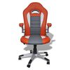vidaXL Fauteuil de bureau Cuir synth&eacute;tique au design moderne Orange