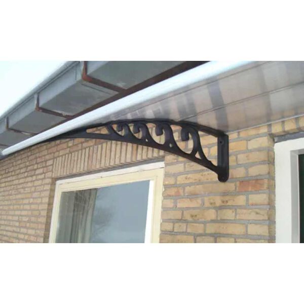 vidaXL Auvent de porte 120x100 cm