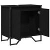 vidaXL Meuble de Lavabo de Salle de Bain Chêne noir 60 x 35 x 60 cm