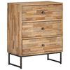 vidaXL Ensemble de buffet 3 pcs Bois de teck recycl&eacute;