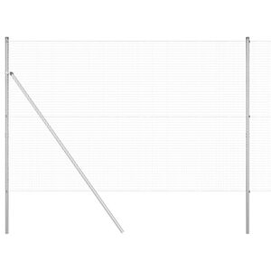 vidaXL Cl&ocirc;ture en fil soud&eacute; pour sol 50 x 1,5 m (l x h)
