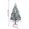 vidaXL Arbre de No&euml;l artificiel pr&eacute;-&eacute;clair&eacute; avec ensemble de boules