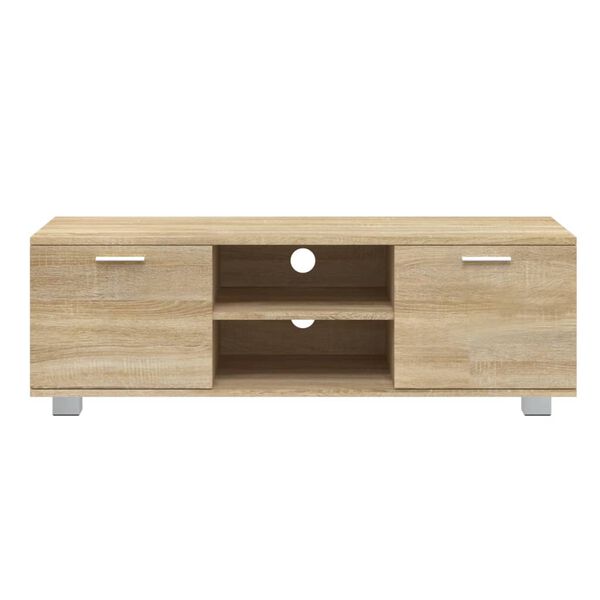 vidaXL Meuble TV Ch&ecirc;ne sonoma 120x40,5x35 cm Bois d'ing&eacute;nierie