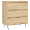 vidaXL Buffet Ch&ecirc;ne sonoma 60x35x70 cm Bois d'ing&eacute;nierie