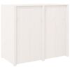 vidaXL Armoire de cuisine d'ext&eacute;rieur blanc bois de pin massif
