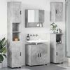 vidaXL Ensemble de mobilier de salle de bain 5 pcs Gris b&eacute;ton