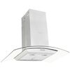 vidaXL Hotte &icirc;lot 90 cm Acier inoxydable 756 m&sup3;/h LED