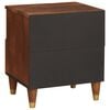 vidaXL Cabinet de chevet Marron 40 x 33 x 46 cm Bois d'acacia massif