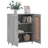 vidaXL Buffet sonoma gris 69,5x34x90 cm bois d'ing&eacute;nierie