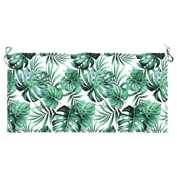 vidaXL Coussin de banc de jardin Vert 100 x 50 x 4 cm Tissu Oxford