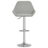 vidaXL Tabourets de bar lot de 2 gris clair tissu
