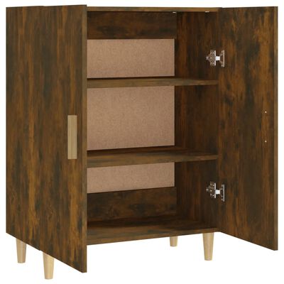 vidaXL Buffet Chêne fumé 70x34x90 cm Bois d'ingénierie