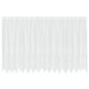 vidaXL Rideau en Dentelle Floral Blanc 180 x 400 cm Polyester