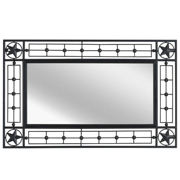 vidaXL Miroir mural Rectangulaire 50 x 80 cm Noir
