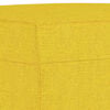 vidaXL Repose-pied Jaune clair 70x55x41 cm Tissu