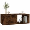 vidaXL Table basse Ch&ecirc;ne fum&eacute; 100x50,5x35 cm Bois d'ing&eacute;nierie