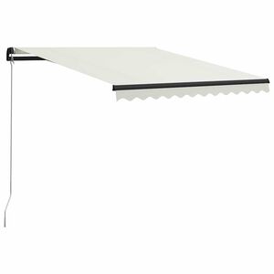 vidaXL Auvent manuel r&eacute;tractable 300x250 cm Cr&egrave;me