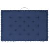 vidaXL Coussins de plancher de palette lot de 7 Bleu marine clair