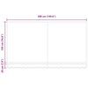vidaXL Auvent R&eacute;tractable Cr&egrave;me 400 x 200 cm tissu