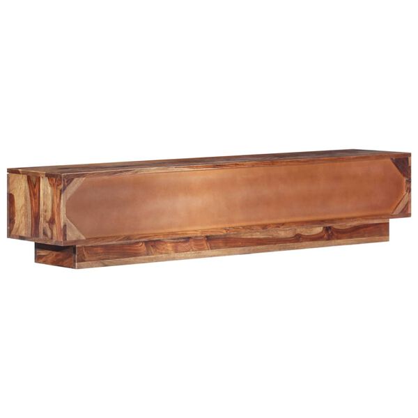 vidaXL Meuble TV 145x30x30 cm Bois massif