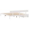 vidaXL Cadre de lit sans matelas blanc 180x200 cm bois massif de pin