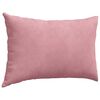 vidaXL Coussins de canapé 2 pcs Rose 60 x 40 cm