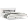 vidaXL Cadre de lit extra long sans matelas 180x220 cm bois massif