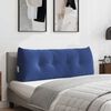 vidaXL Coussin de Dos Bleu police 120 x 24 x 50 cm Velours