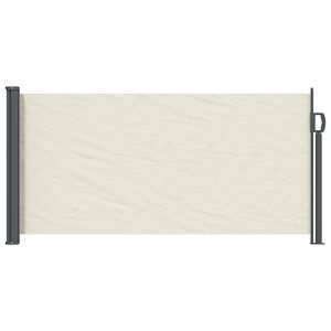 vidaXL Store lat&eacute;ral r&eacute;tractable 100% polyester fer acier