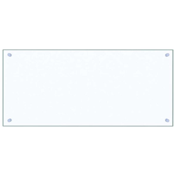 vidaXL Dosseret de cuisine Transparent 90 x 40 cm Verre trempé