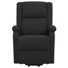 vidaXL Fauteuil Noir Tissu
