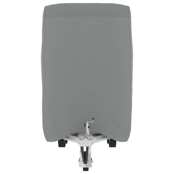 vidaXL Housse de remorque chevaux gris 376x168x240 cm tissu non tiss&eacute;