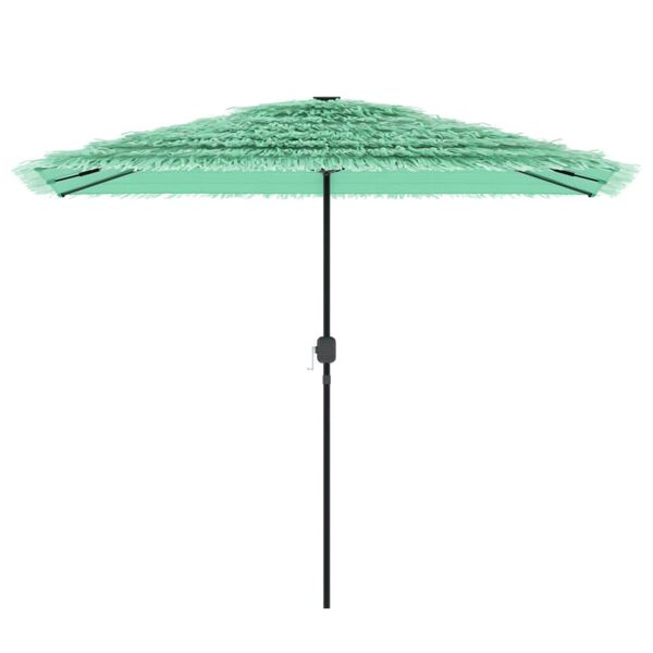 vidaXL Parasol de jardin avec m&acirc;t en acier vert 300x200x250 cm