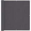 vidaXL &Eacute;cran de balcon Anthracite 120x400 cm Tissu Oxford