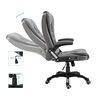 vidaXL Chaise de bureau Anthracite Similicuir