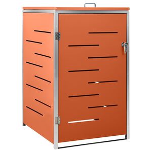 vidaXL Abri pour poubelle 69x77,5x115 cm Inox