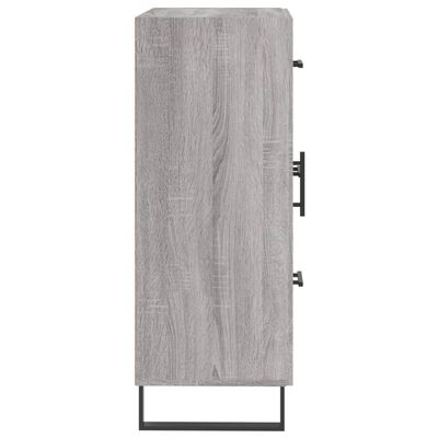 vidaXL Buffet sonoma gris 69,5x34x90 cm bois d'ingénierie