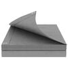 vidaXL B&acirc;che avec &oelig;illets Gris clair 3 x 6 m 260 gsm PE