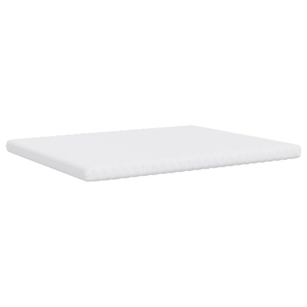 vidaXL Matelas en mousse blanc 160x200 cm 7 zones duret&eacute; 20 ILD
