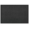 vidaXL Tapis de porte Anthracite 60 x 40 x 1.2 cm Tissu en teddy