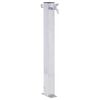vidaXL Colonne &agrave; eau de jardin 100 cm acier inoxydable carr&eacute;
