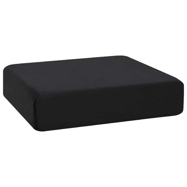 vidaXL Coussin d&rsquo;assise Noir