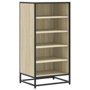 vidaXL &Eacute;tag&egrave;re &agrave; chaussures ch&ecirc;ne sonoma 48x38x97,5 cm bois ing&eacute;nierie