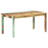 vidaXL Table de salle &agrave; manger Bois de r&eacute;cup&eacute;ration solide 160x80x76cm