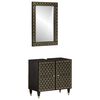 vidaXL Ensemble de meubles salle de bain 2 pcs bois de manguier massif