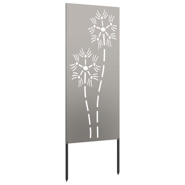 vidaXL Écran de confidentialité de jardin Fretwork Rouillé 50 x 140 cm