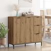 vidaXL Buffet Ch&ecirc;ne artisanal 89,5 x 33 x 82 cm Bois d'ing&eacute;nierie