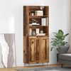 vidaXL Haut Armoire Bois ancien 69,5 x 34 x 180 cm Bois d'ing&eacute;nierie