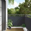 vidaXL &Eacute;cran d'intimit&eacute; de balcon anthracite 300x120 cm PVC